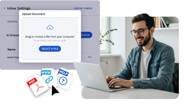 AI Reply with EZ Texting learns your business