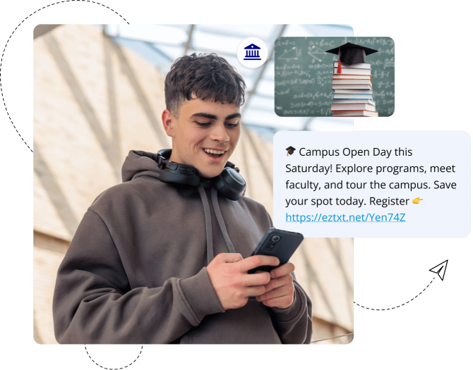 MMS messages for higher education