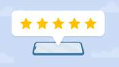 Five start customer service rating